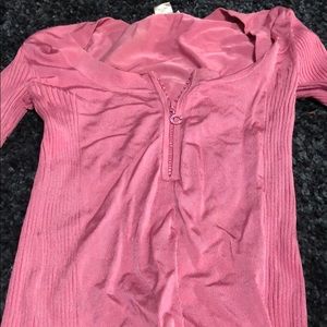 Pink long sleeve shirt